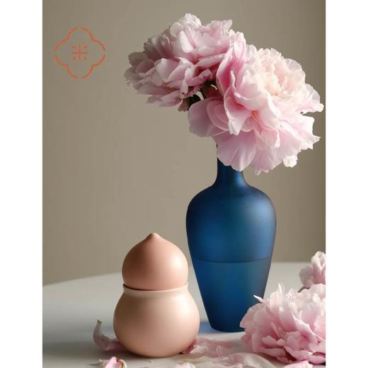 米马杂货 仿清柳叶瓶美人肩 宝蓝玻璃花瓶 你的感受是对的 商品图2