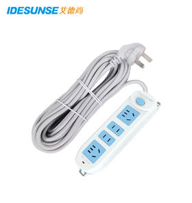 艾德尚 延长线插座/JD04-3-(2X0.75mm2+1X0.58mm2 9.8M)