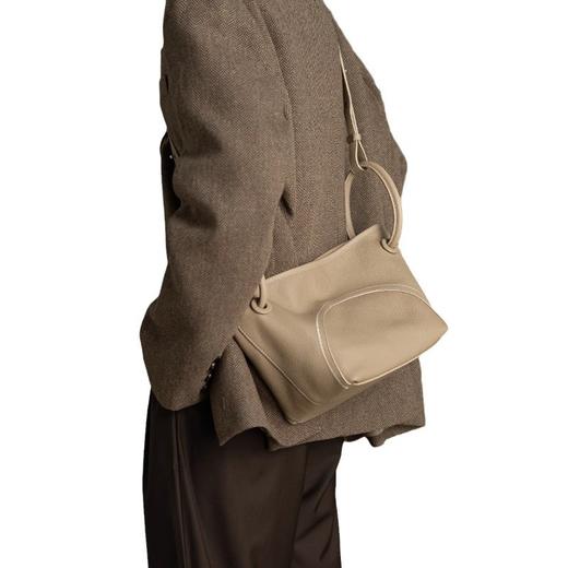 【预售3天】2025小众通勤菜篮子托特包手提单肩包软皮水桶包百搭斜挎包HD9277-D 商品图4