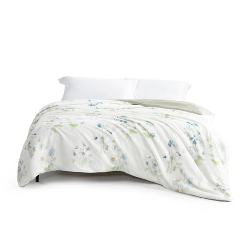 水星家纺 DH花朝半夏莱赛尔蚕丝夏被 商品图0