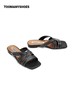 Toomanyshoes一字拖高跟编织凉拖外穿 商品缩略图7