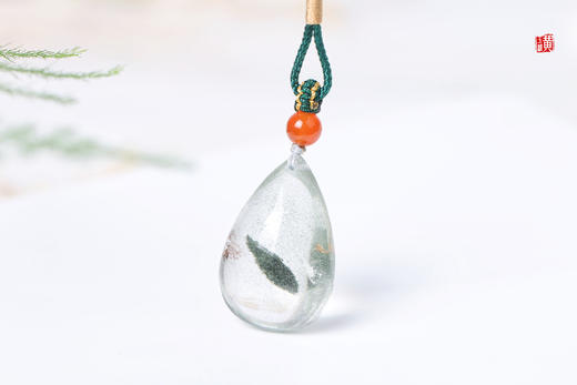 绿幽灵水晶吊坠  配精美挂绳 商品图0