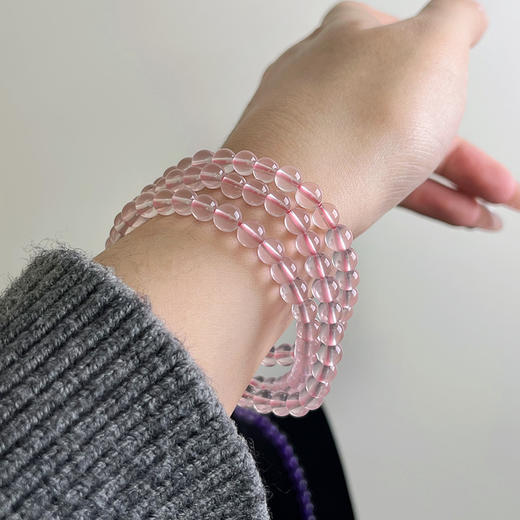 【多圈系列】-crystal soul 天然水晶多圈手串合集，色彩纯粹不单调，天然水晶灵动梦幻【夏日水晶专场】 商品图3