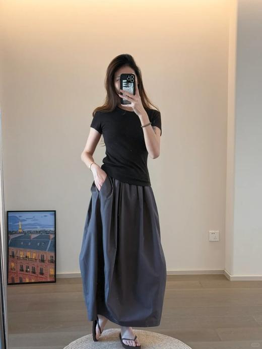 【高品质私服】【CC不规格褶裥立体花苞半身裙】手感柔软，颜色格外细腻G1383-CC【无标出货 介意慎拍】 商品图7