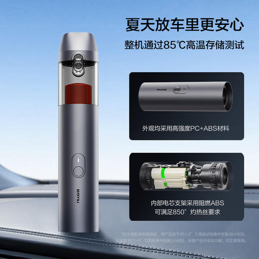 亿力车载锂电吸尘器大吸力无线汽车家用大功率强力车内小型手持式 商品图3