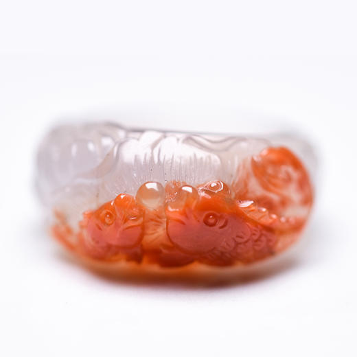 苏工精雕南红戒【孤品手慢无】 商品图5