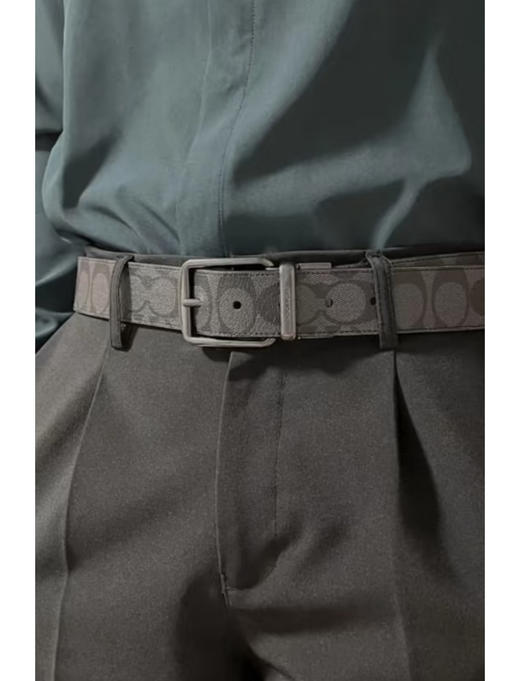 礼物首选！带包装盒可送人！蔻C金属扣双面男士腰带皮带 商品图3