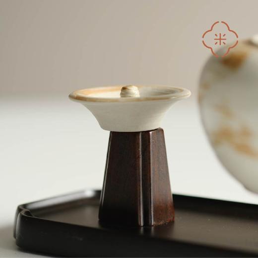 米马杂货 黑檀木紫砂壶粗陶壶专用晾壶架 晾出独特的茶香 商品图2