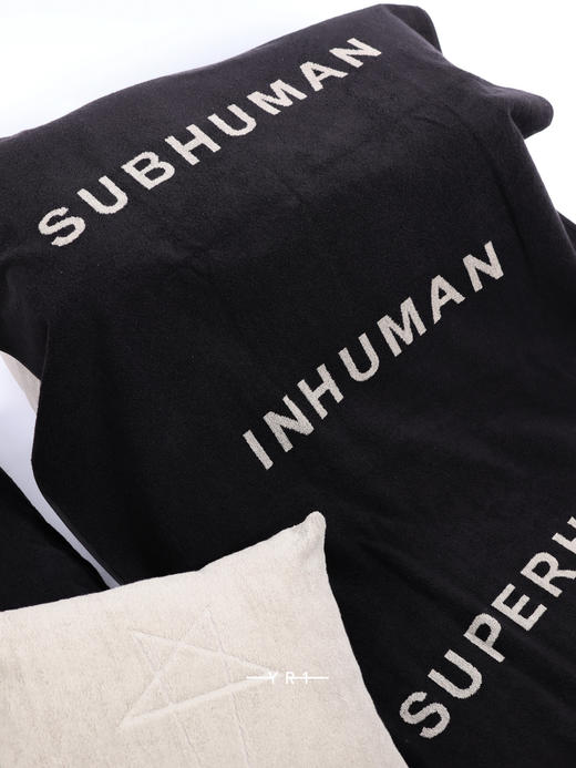 Rick Owens | 黑色/珍珠毛巾布沙滩巾 商品图4