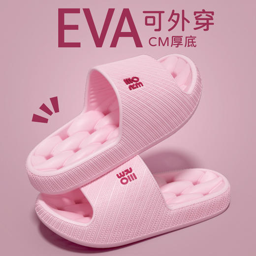 专享【13.9抢evb镂空浴室拖鞋】2025新款  浴室拖鞋 男女同款 四季可穿 室内居家 漏水速干防滑卫生间凉拖 商品图2