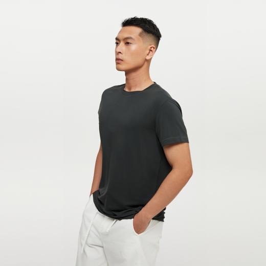 oneup兰精莫代尔圆领短袖T恤 商品图2