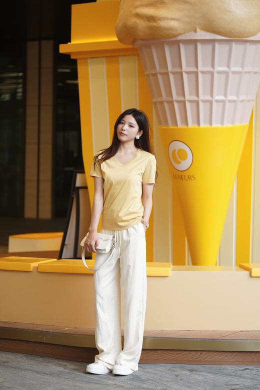 S1裸感空调裤 臣禾【养肤舒适裤】松紧腰抽绳直筒休闲裤	JZ252060258 商品图8