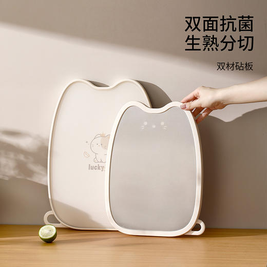 FaSoLa菜板防霉抗菌家用食品级水果砧板双面分切菜板厨房专用案板 商品图0