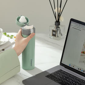 西屋轻享弹跳保温杯-云杉绿WB401