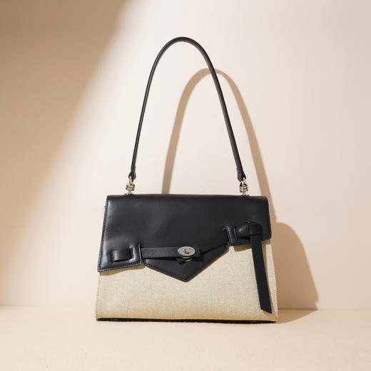 【预售3天】2025年新款休闲单肩包百搭时尚方包小众设计邮差包F9949B 商品图0