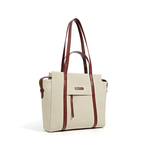 【预售3天】2025新款大容量托特包时尚撞色学院风单肩手提包M7900 商品图4