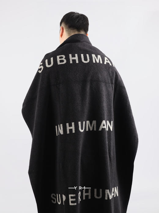 Rick Owens | 黑色/珍珠毛巾布沙滩巾 商品图2