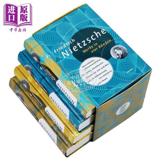 预售 【中商原版】【德文版】德国哲学尼采作品集4卷套盒 查拉斯图拉如是说 超越善恶 德文原版 Friedrich Nietzsche 商品图8