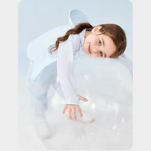 裁缝学苑TQ167连帽防晒上衣裤子套装纸样儿童防晒服样板图纸裁剪 商品图1