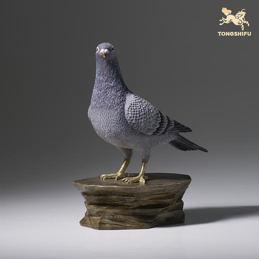 铜师傅《原鸽》客厅桌面铜鸽子摆件 家居装饰工艺品 商品图1