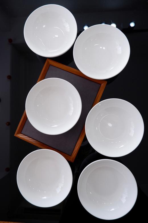 二店y 到手6个 梦境流光系列7英寸霜月深盘 面碗 商品图7