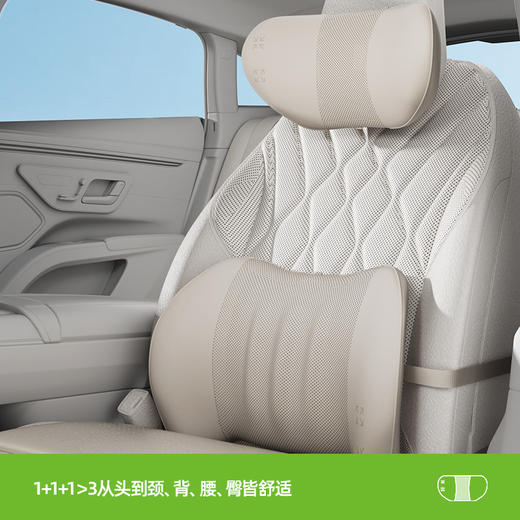 【25年新款】米乔汽车充气头枕，新款可调节汽车颈枕、可调节汽车腰靠 商品图5
