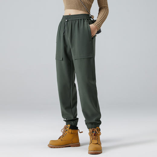 LUCKY DEER/幸运鹿情侣款冰感速防泼水工装休闲裤 商品图5