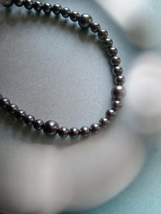 LHWINDSOR温莎珠宝  Grey curve 灰珠项链手链自由组合 商品图1