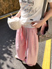 <曾小咸推荐>日系甜美粉色格子休闲裤 商品缩略图4