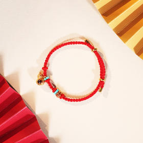 福禄财红绳手串 融合东方美学与现代工艺 流转间焕发光彩 福运滚滚来