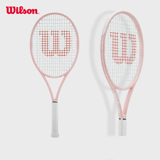 威尔胜（Wilson）花卉系列粉色全碳素一体进阶网球拍 WR169410U2 商品图2