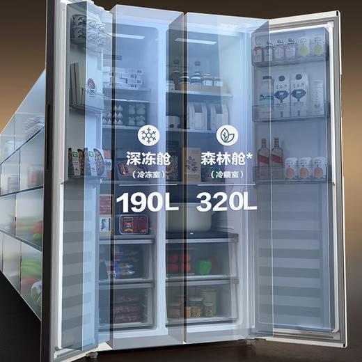 【国补15%】松下510LNR-B521PG-W白色钢化玻璃大容量超薄嵌入式对开门家用电冰箱 风冷无霜一级能效 商品图1