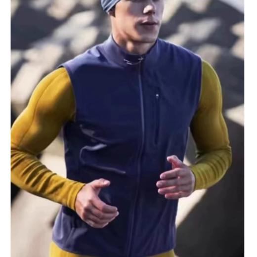 Leavo Johnson推荐！情侣款9906  户外运动跑步健身休闲防风立领马甲 商品图2