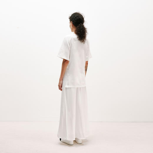 NUTH 度假松弛感白色假两件长款连衣裙女 商品图4