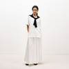 NUTH 度假松弛感白色假两件长款连衣裙女 商品缩略图0