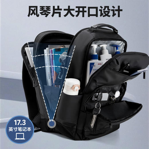 维多利亚旅行者商务出差包双肩包笔记本电脑包USB充电背包9089 商品图3