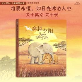 成长系列：穿越夕阳小象埃昆与妈妈的告别之旅离别悲伤接纳成长生命教育绘本关于离别关于爱