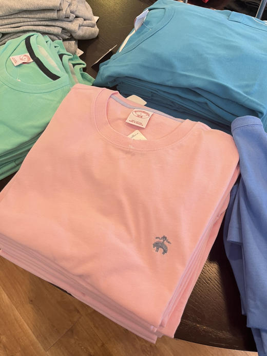 Brooks Brothers布克兄弟 🐑纯色刺绣🪡小羊标 男士短袖T恤 ¥298/件，¥550两件 商品图6