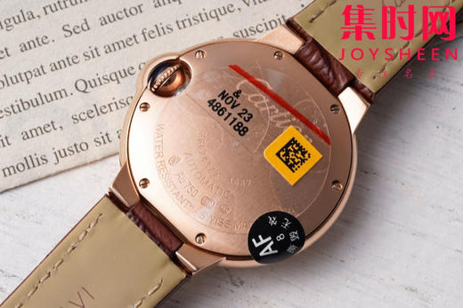 CR卡地亚蓝气球系列 中号33mm 玫金壳 罗马面 女士腕表 商品图7