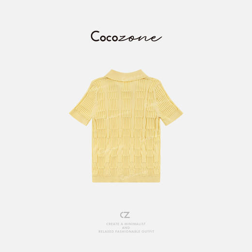 COCO ZONE 刘一一   【天丝三醋酸混纺】显瘦毛织上衣CD1A0929 商品图1