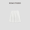ROMI STUDIO 亚麻棉混纺白色平纹梭织花边下摆半身短裙RWCRXY2906 商品缩略图1