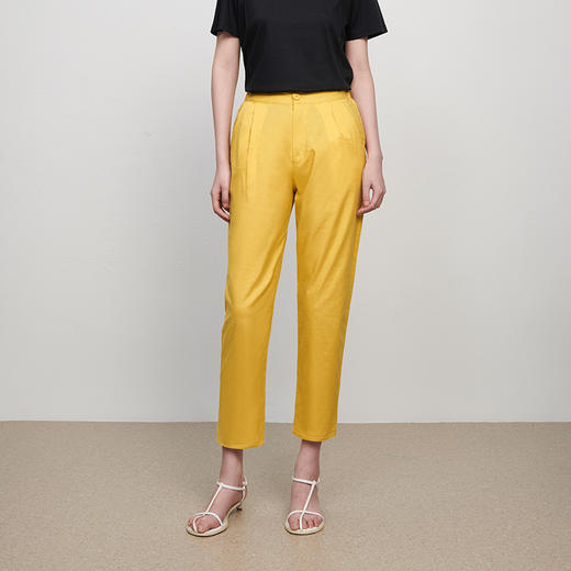 20234  IN AND ON  杜邦SORONA麻棉长裤   商品图2