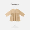 COCO ZONE 刘一一 【醋酸桑蚕丝混纺】系带领口长袖小衫CD2A1216 商品缩略图1