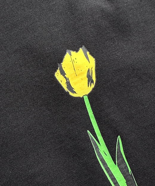 现货 THS-限时 loe家 情侣款 极简美学 暗夜花语 柔软棉质T恤 QH460 商品图5