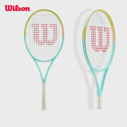 威尔胜（Wilson）25新款花卉系列粉色玫瑰全碳素渐变落日蓝网球拍 WR193910U2 商品图4