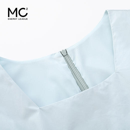 女装方领简约韩系连衣裙-1366Q5222018 商品图1