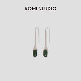 ROMI STUDIO 非金属木质耳饰 简约设计感优雅复古耳环 RWCRP33373