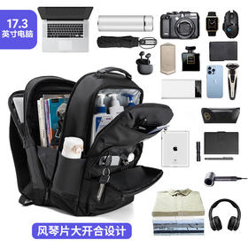 维多利亚旅行者商务出差包双肩包笔记本电脑包USB充电背包9089