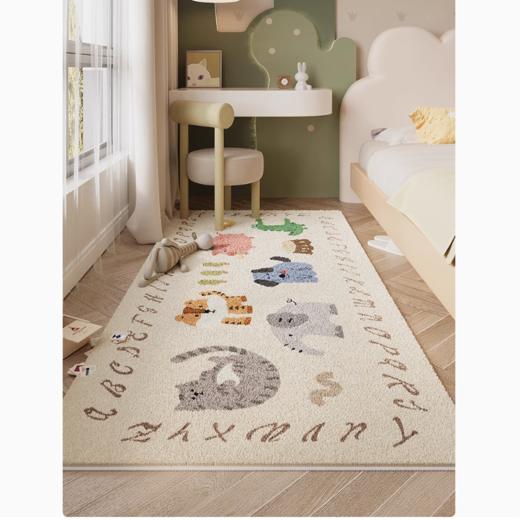 仿羊绒飘窗垫简约卧室床边毯毛绒四季通用阳台地毯榻榻米加厚坐垫 商品图0