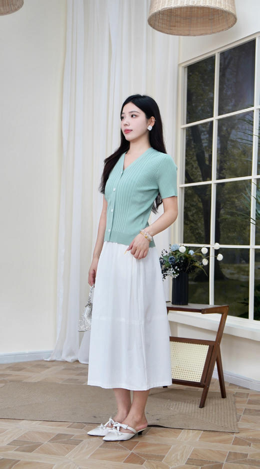 臣禾	【防晒茧型裙】松紧腰【梨形身材福音】花苞裙半身裙	JZ252030158 商品图2